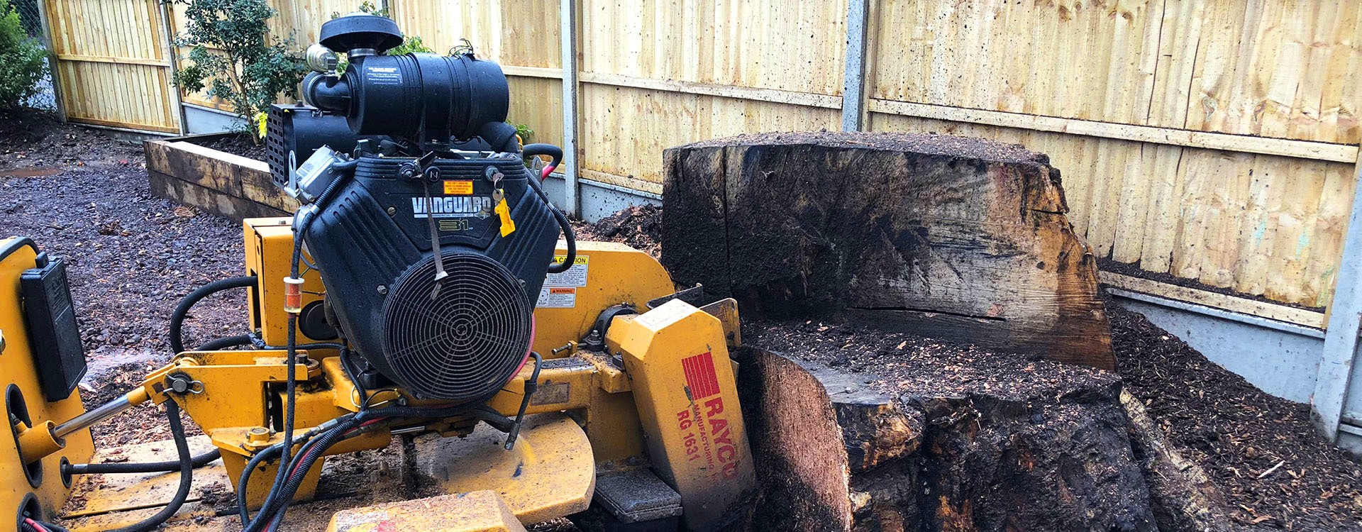 Tree Stump Removal - Stump Grinding Machine